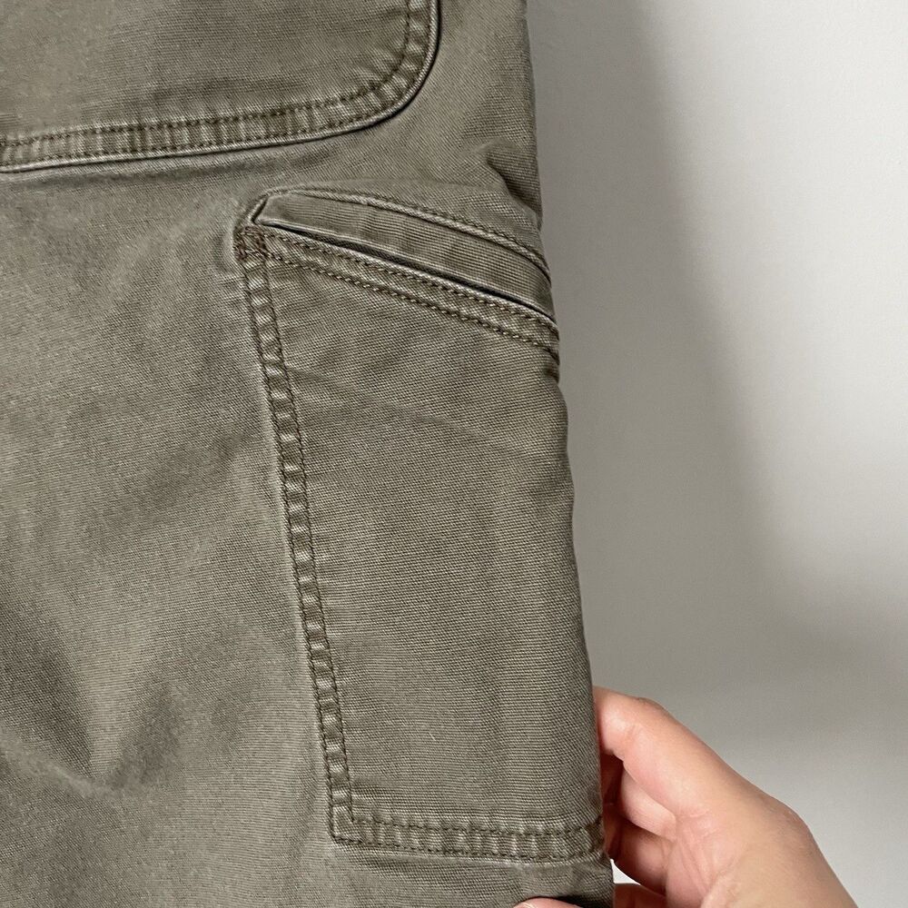Carhartt Rugged Flex Relaxed Fit Canvas Work Shorts Green Workwear Men's Size 40 - Picture 6 of 10